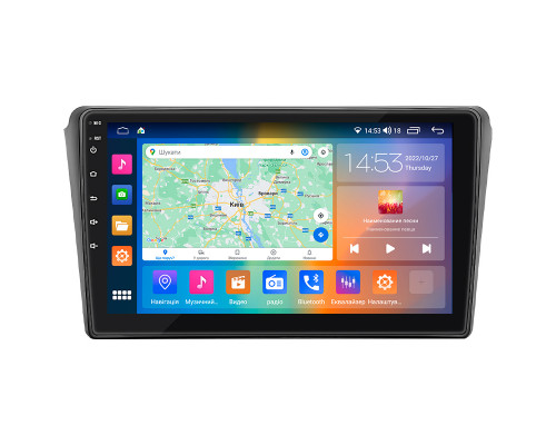Штатная магнитола Lesko для Toyota Avensis II 2003-2006 экран 9" 2/32Gb CarPlay 4G Wi-Fi GPS Prime
