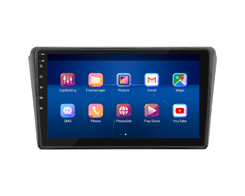 Штатная магнитола Lesko для Toyota Avensis II Рестайлинг 2006-2009 экран 9" 2/32Gb Wi-Fi GPS Base