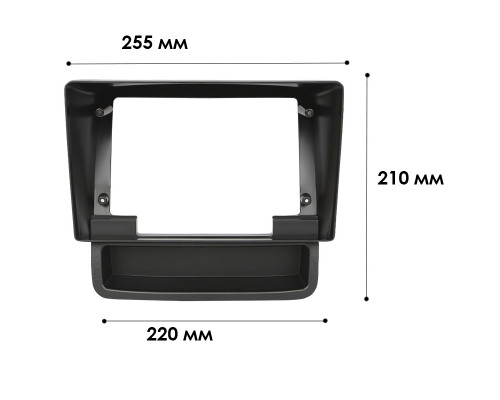 Переходная рамка Nissan Primastar 2011-2015 Opel Vivaro 2011-2014 Renault Trafic II 2011-2014 (7735) 10.1