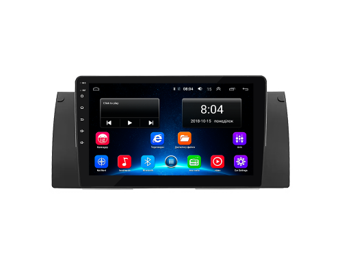 Штатная магнитола Lesko для BMW 5 серии IV (E39) 1995-2000 экран 9" 2/32Gb Wi-Fi GPS Base