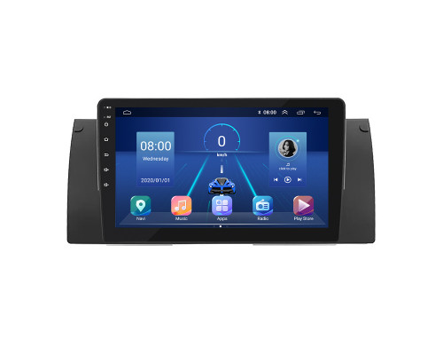 Штатная магнитола Lesko для BMW 5 серии IV (E39) 1995-2000 экран 9" 4/32Gb 4G Wi-Fi GPS Top