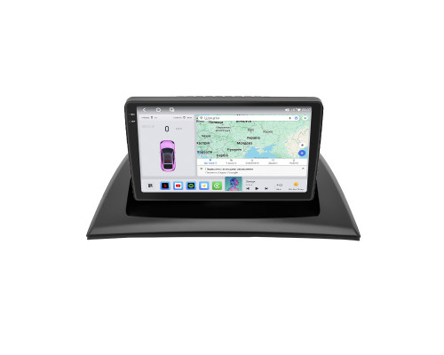 Штатная магнитола Lesko для BMW X3 I (E83) 2003-2006 экран 9" 4/64 QLED CarPlay 4G Wi-Fi GPS 360 Prime