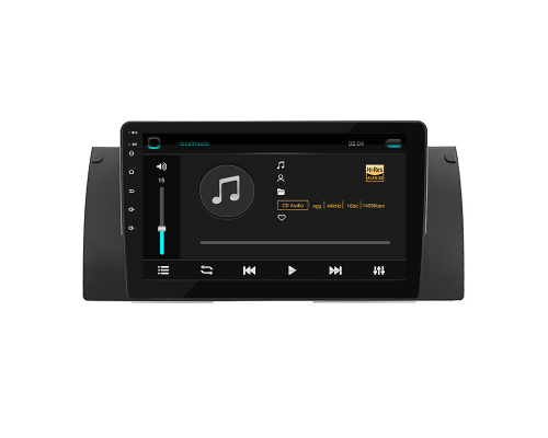 Штатная магнитола Lesko для BMW X5 I (E53) Рестайлинг 2003-2006 экран 9" 6/128Gb 4G Wi-Fi GPS Top