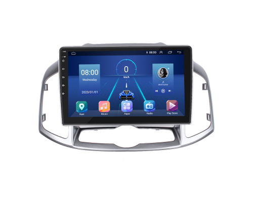 Штатная магнитола Lesko для Chevrolet Captiva I Рестайлинг 2011-2013 экран 10" 4/32Gb 4G Wi-Fi GPS Top