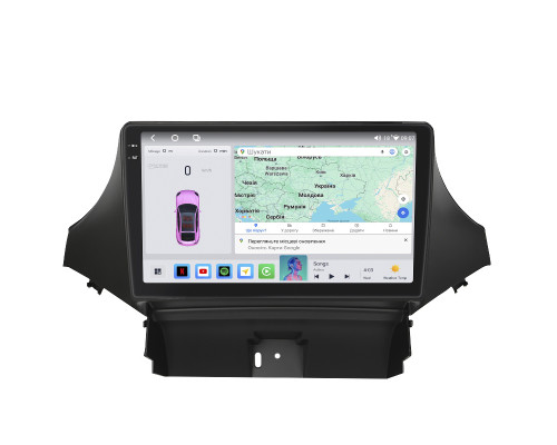 Штатная магнитола Lesko для Chevrolet Orlando I 2010-2018 экран 9" 4/64 QLED CarPlay 4G Wi-Fi GPS 360 Prime