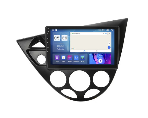 Штатная магнитола Lesko для Ford Focus I (North America) 1999-2004 экран 9" 4/64Gb CarPlay 4G Wi-Fi GPS Prime