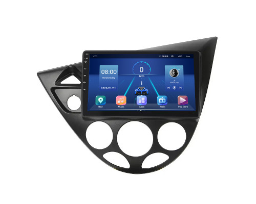 Штатная магнитола Lesko для Ford Focus I 1998-2001 экран 9" 2/32Gb 4G Wi-Fi GPS Top