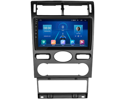 Штатная магнитола Lesko для Ford Mondeo III Рестайлинг 2003-2007 экран 9" 6/128Gb 4G Wi-Fi GPS Top