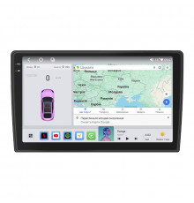 Штатная магнитола Lesko для Hyundai Azera I 2005-2011 экран 9" 4/64 QLED CarPlay 4G Wi-Fi GPS 360 Prime