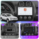 Штатная магнитола Lesko для Jeep Compass I Рестайлинг 2 2013-2016 экран 10" 4/64 QLED CarPlay 4G Wi-Fi GPS 360 Prime