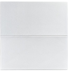 Панель стеновая 3D 700х700х3мм Квадрат белый SW-00001802