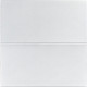 Панель стеновая 3D 700х700х3мм Квадрат белый SW-00001802