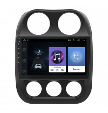 Штатная магнитола Lesko для Jeep Compass I Рестайлинг 2010-2013 экран 10" 1/16Gb Wi-Fi GPS Base