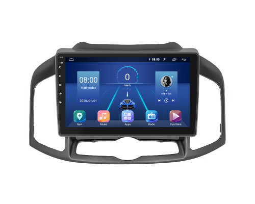Штатная магнитола Lesko для Chevrolet Captiva I Рестайлинг 3 2015-2018 экран 10" 2/32Gb 4G Wi-Fi GPS Top