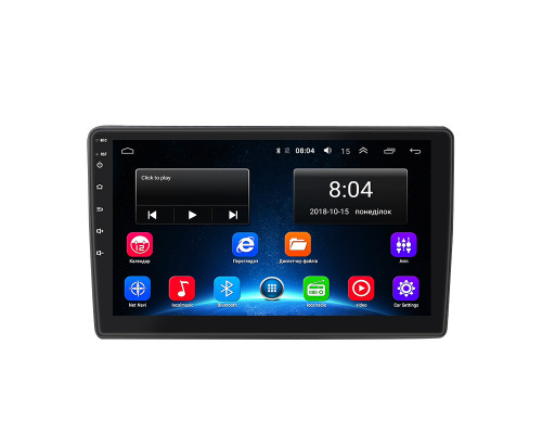 Штатная магнитола Lesko для Kia Cerato I ver 2 2004-2008 экран 9" 2/32Gb Wi-Fi GPS Base