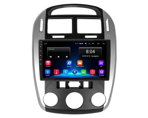 Штатная магнитола Lesko для Kia Cerato I Рестайлинг 2006-2009 экран 9" 2/32Gb Wi-Fi GPS Base