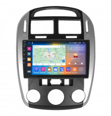 Штатная магнитола Lesko для Kia Cerato I Рестайлинг 2006-2009 экран 9" 4/64Gb CarPlay 4G Wi-Fi GPS Prime