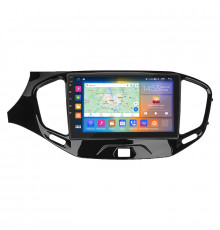 Штатная магнитола Lesko для LADA (ВАЗ) Vesta I 2015-н.в. экран 9" 4/64Gb CarPlay 4G Wi-Fi GPS Prime
