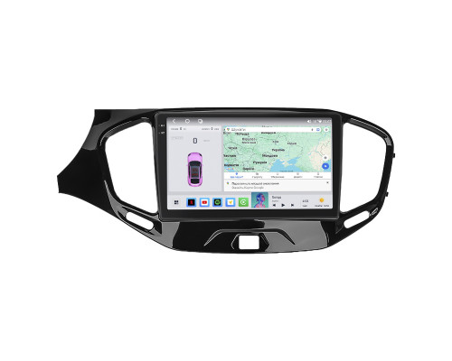 Штатная магнитола Lesko для LADA (ВАЗ) Vesta I 2015-н.в. экран 9" 4/64 QLED CarPlay 4G Wi-Fi GPS 360 Prime