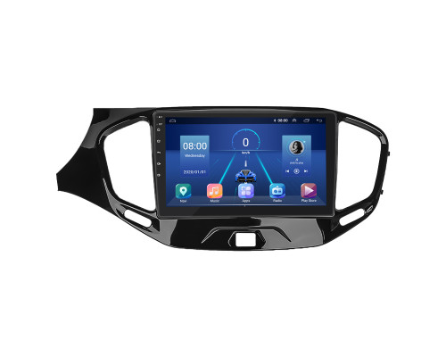 Штатная магнитола Lesko для LADA (ВАЗ) Vesta I 2015-н.в. экран 9" 4/64Gb 4G Wi-Fi GPS Top