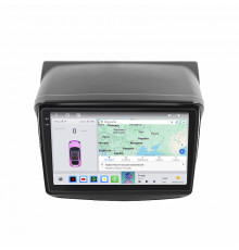 Штатная магнитола Lesko для Mitsubishi Challenger II 2008-2013 экран 9" 4/64 QLED CarPlay 4G Wi-Fi GPS 360 Prime