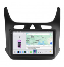 Штатная магнитола Lesko для Chevrolet Cobalt II 2011-2016 экран 9" 4/64 QLED CarPlay 4G Wi-Fi GPS 360 Prime