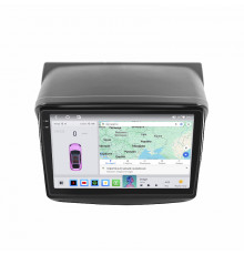 Штатная магнитола Lesko для Mitsubishi L200 IV 2006-2014 экран 9" 4/64 QLED CarPlay 4G Wi-Fi GPS 360 Prime