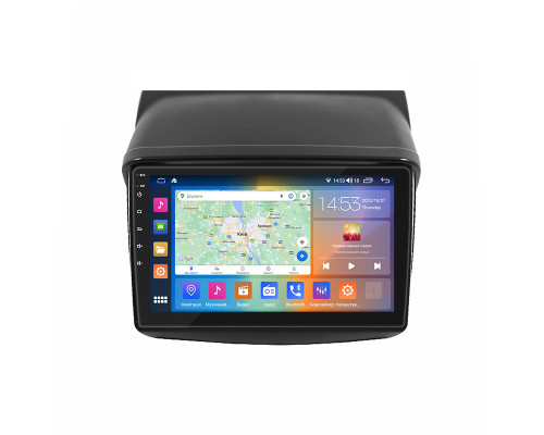 Штатная магнитола Lesko для Mitsubishi Pajero Sport II 2008-2013 экран 9" 4/64Gb CarPlay 4G Wi-Fi GPS Prime
