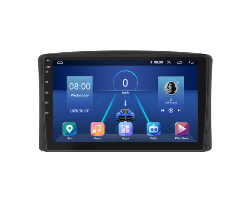 Штатная магнитола Lesko для Toyota Land Cruiser 100 Series 1998-2002 экран 9" 4/64Gb 4G Wi-Fi GPS Top