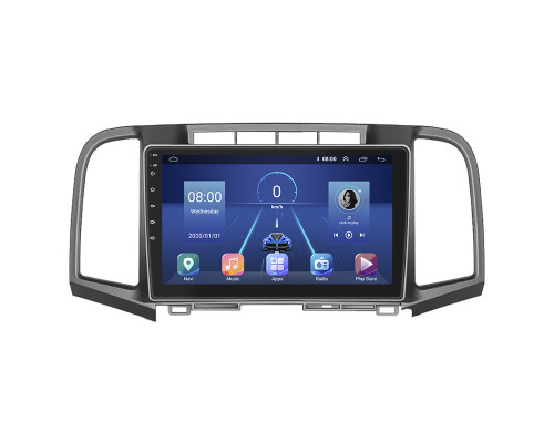 Штатная магнитола Lesko для Toyota Venza I 2008-2012 экран 9" 4/32Gb 4G Wi-Fi GPS Top