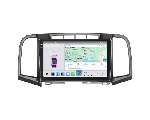 Штатная магнитола Lesko для Toyota Venza I Рестайлинг 2012-2017 экран 9" 4/64 QLED CarPlay 4G Wi-Fi GPS 360 Prime