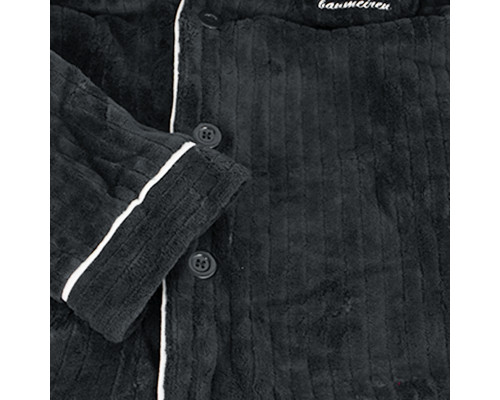 Комплект мужской пижамы CK-214 Gray рубашка с длинным рукавом и штанами теплая L