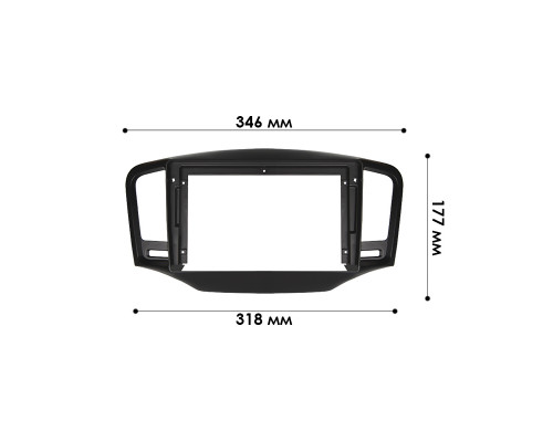 Переходная рамка Brilliance BS4 (M2) 2007-2010 (7282) 9"