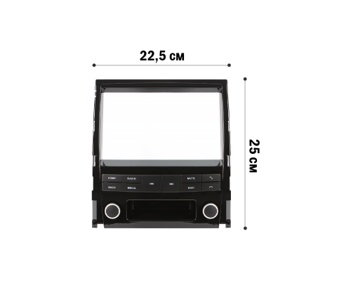 Штатный комплект переходная рамка с проводкой Cadillac Escalade 2006-2013 (1234-329) 9" + canbus