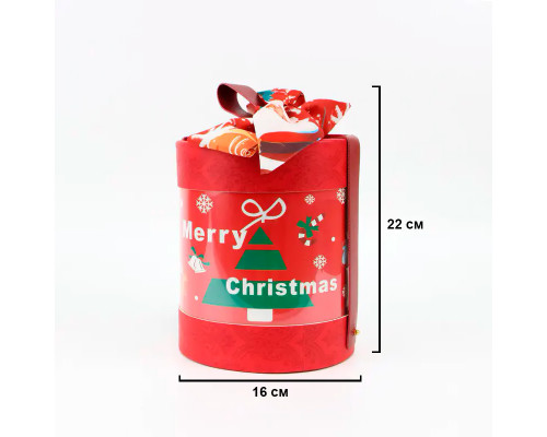 Рождественский подарочный набор 08 чашка крем для рук носки новогодние подарок на новый год