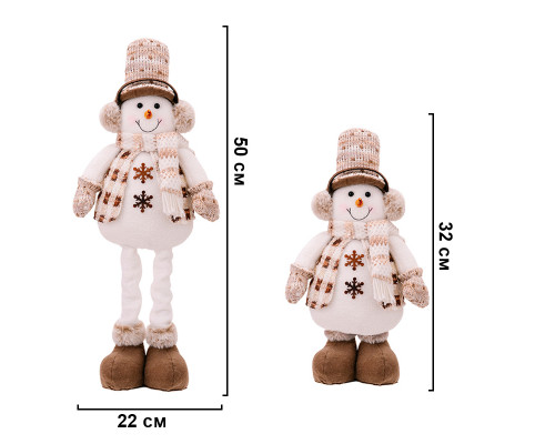 Рождественская игрушка A4 под елку новогодний декор Снеговик