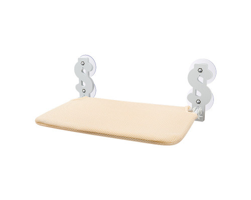 Оконная лежанка для кошек DT-890 на присосках Beige 30*60 см