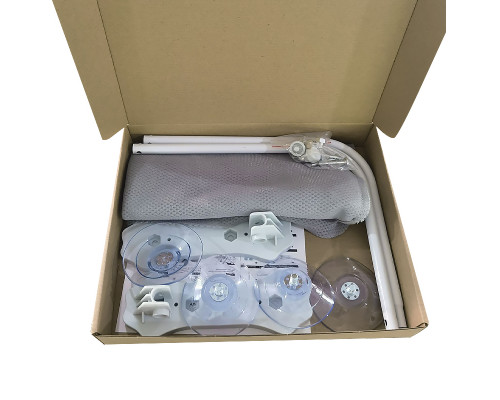 Оконная лежанка для кошек DT-890 на присосках Gray 30*60 см