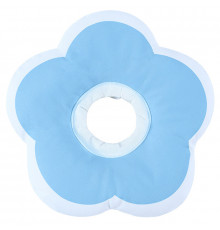 Мягкий воротник-подушка для кошек DT1018 послеоперационный защитный от вылизывания L Blue