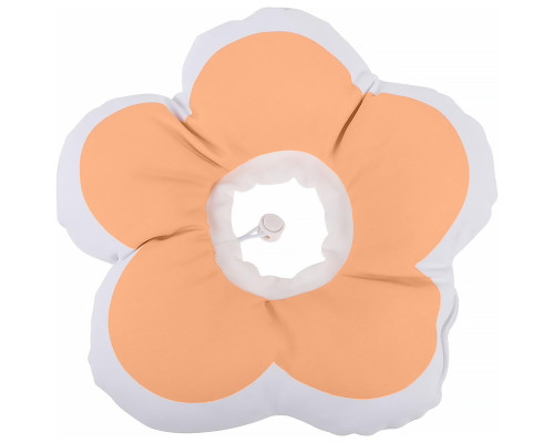 Мягкий воротник-подушка для кошек DT1018 послеоперационный защитный от вылизывания L Peach