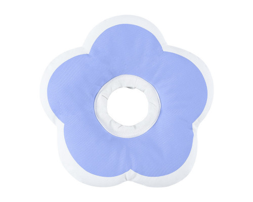 Мягкий воротник-подушка для кошек DT1018 послеоперационный защитный от вылизывания L Purple