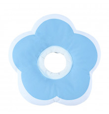 Мягкий воротник-подушка для кошек DT1018 послеоперационный защитный от вылизывания M Blue