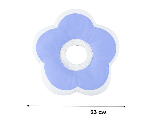 Мягкий воротник-подушка для кошек DT1018 послеоперационный защитный от вылизывания XS Purple