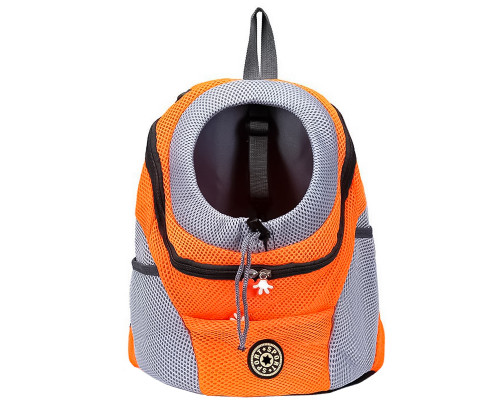 Рюкзак-переноска для кошек и собак Venxius D-07 Orange M