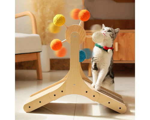 Игрушка когтеточка для кошек Taotaopet Y0035 игровой центр колесо обозрения