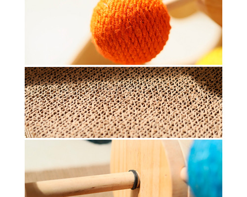 Игрушка когтеточка для кошек Taotaopet Y0035 игровой центр колесо обозрения