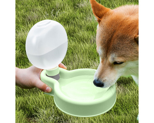 Поилка для собак кошек 2309SPBL7336 Green складная 350 мл