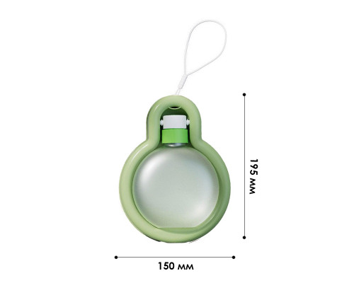 Поилка для собак кошек 2309SPBL7336 Green складная 500 мл