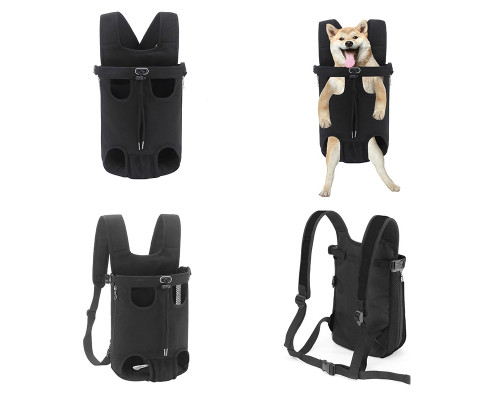 Рюкзак- кенгуру для животных A01002-BA Black L