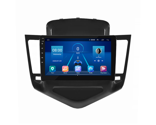 Штатная магнитола Lesko для Chevrolet Cruze I 2008-2012 экран 9" 2/32Gb 4G Wi-Fi GPS Top